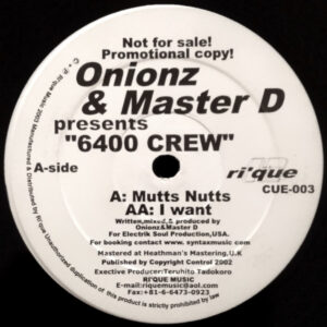 Onionz & Master D - 6400 Crew (12", Promo)