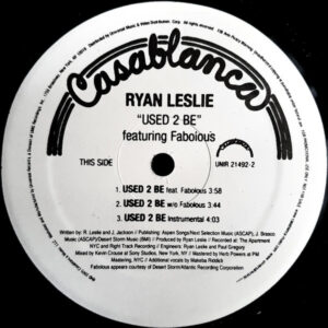 Ryan Leslie - Used 2 Be / Over Easy (12", Promo)