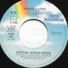 Cactus World News - Years Later (7", Single, Promo) - 画像 (3)