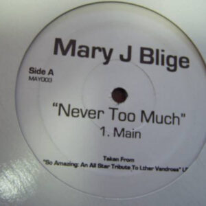 Mary J. Blige - Never Too Much (12", Unofficial)