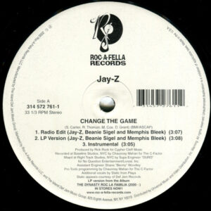 Jay-Z - Change The Game / You, Me, Him And Her (12")