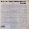 Alicia De Larrocha Plays Wolfgang Amadeus Mozart & Joseph Haydn - Alicia De Larrocha Plays Mozart & Haydn (LP) - 画像 (2)