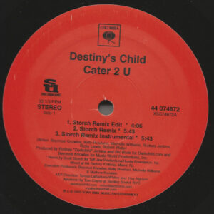 Destiny's Child - Cater 2 U (Remixes) (12")