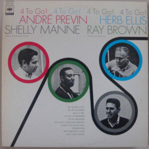 André Previn / Herb Ellis / Shelly Manne / Ray Brown - 4 To Go! (LP, Album, RE)