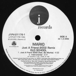Mario - Just A Friend (2002 Remix) (12")