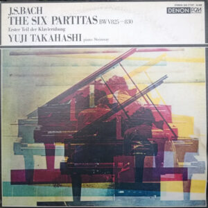 Yuji Takahashi : Johann Sebastian Bach - The Six Partitas, BWV 825–830 (2xLP, Gat)