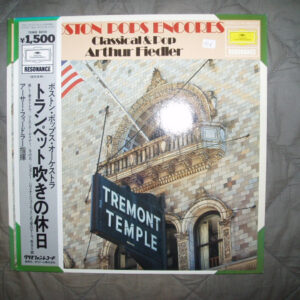 Arthur Fiedler, Boston Pops Orchestra - Boston Pops Encores Classical & Pops (LP)