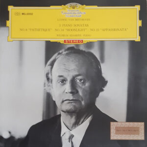 Ludwig van Beethoven - Wilhelm Kempff - 3 Piano Sonatas (No. 8 "Pathetique", No. 14 "Moonlight", No. 23 "Appassionata") (LP, Album)