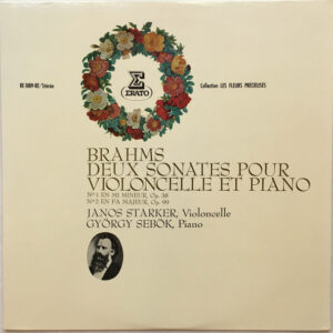 Johannes Brahms, Janos Starker, György Sebök - Deux Sonates Pour Violoncelle Et Piano (LP)