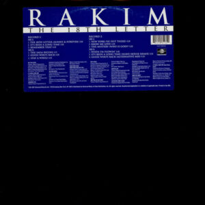 Rakim - The 18th Letter (2xLP, Album)
