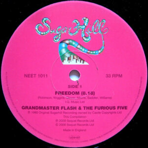 Grandmaster Flash & The Furious Five - Freedom / Superappin' (12")