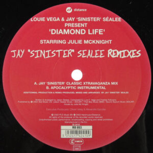 Louie Vega & Jay 'Sinister' Séalee Starring Julie McKnight - Diamond Life (Jay Sinister Sealee Remixes) (12")