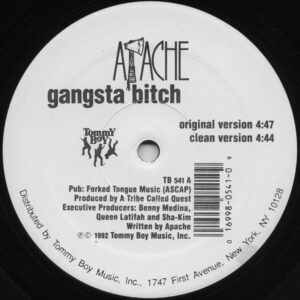Apache - Gangsta Bitch / Apache Ain't Shit (12", Single, RP)