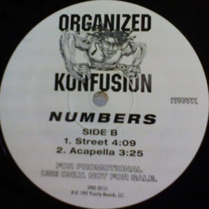 Organized Konfusion - Numbers (12", Promo)