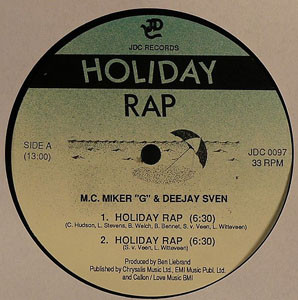M.C. Miker "G" & Deejay Sven - Holiday Rap (12")