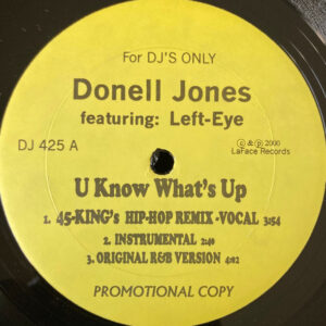 Donell Jones - U Know What's Up / Where I Wanna Be (12", Promo)