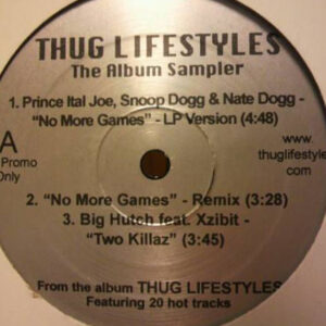 Various - Thug Lifestyles - The Album Sampler (12", Promo, Smplr)