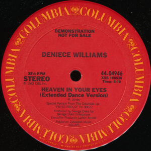 Deniece Williams - Heaven In Your Eyes (12", Promo)