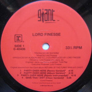 Lord Finesse - Party Over Here (12")