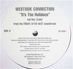 Westside Connection - It's The Holidaze (12", Promo)