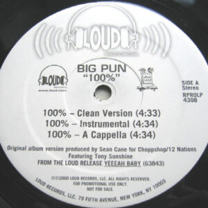 Big Pun - 100% (12", Promo)