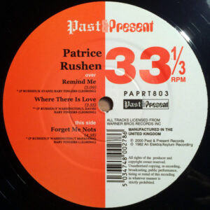 Patrice Rushen - Forget Me Nots / Remind Me / Where There Is Love (12", EP)