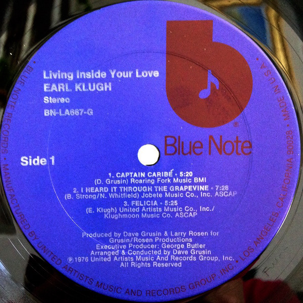 Earl Klugh - Living Inside Your Love (LP, Album, Ter) - 画像 (3)