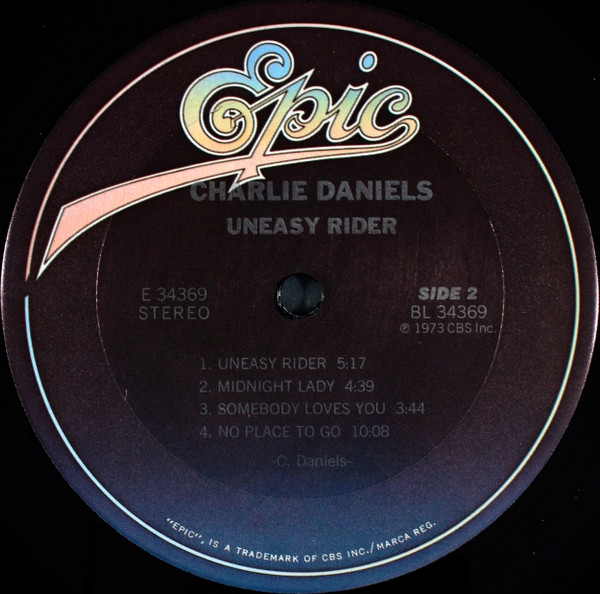 Charlie Daniels - Uneasy Rider (LP, Album, RE) - 画像 (4)