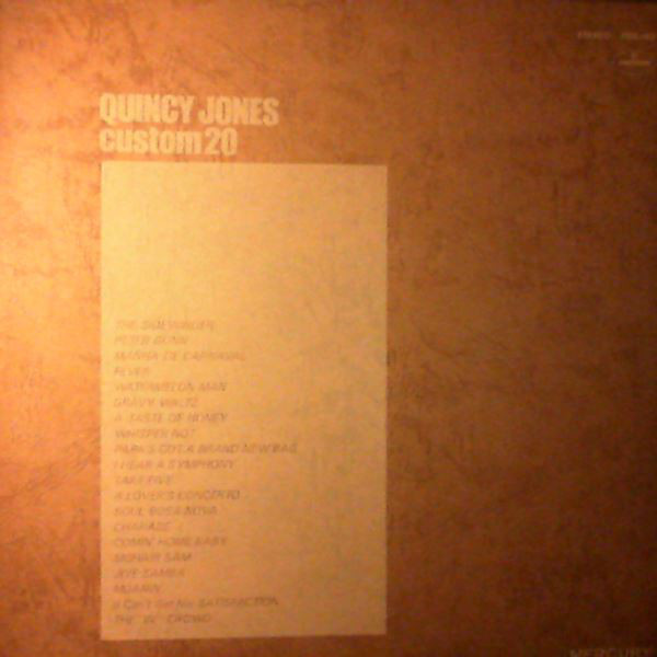 Quincy Jones - Custom 20 (LP, Comp) - 画像 (2)