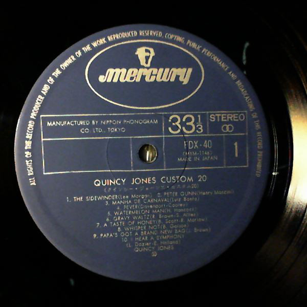 Quincy Jones - Custom 20 (LP, Comp) - 画像 (3)