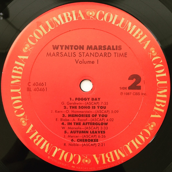 Wynton Marsalis - Marsalis Standard Time, Vol. 1 (LP, Album) - 画像 (4)