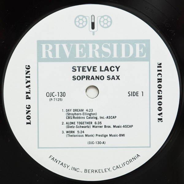 Steve Lacy - Soprano Sax (LP, Album, RE) - 画像 (3)