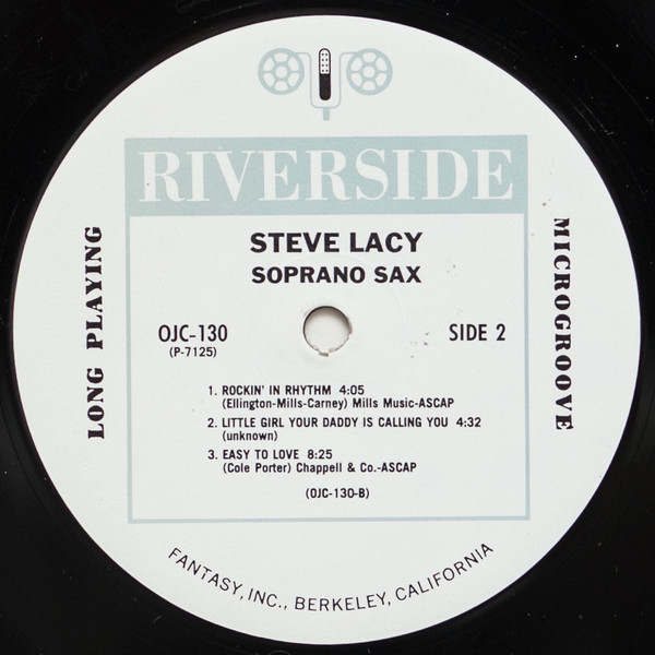 Steve Lacy - Soprano Sax (LP, Album, RE) - 画像 (4)