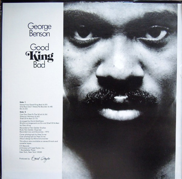 George Benson - Good King Bad (LP, Album, Gat) - 画像 (2)