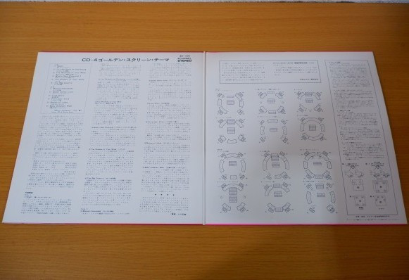 Victor CD-4 Sound Orchestra* - CD-4 Golden Screen Theme (LP, Quad) - 画像 (3)