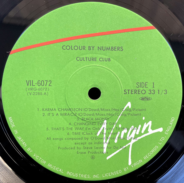 Culture Club = カルチャー・クラブ - Colour By Numbers = カラー・バイ・ナンバーズ (LP, Album) - 画像 (5)