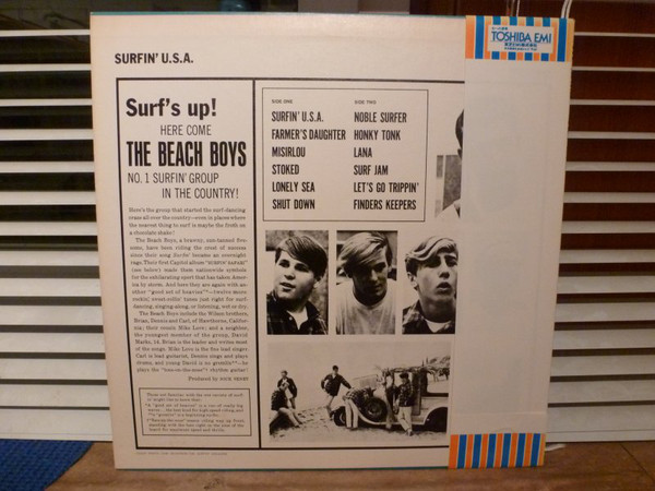 The Beach Boys - Surfin' U.S.A. (LP, Album, RE) - 画像 (2)