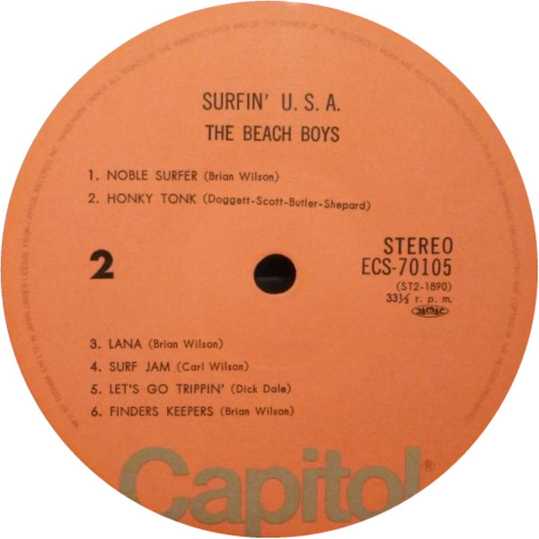 The Beach Boys - Surfin' U.S.A. (LP, Album, RE) - 画像 (4)