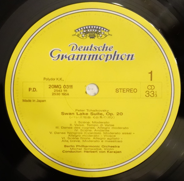 Tchaikovsky = Berlin Philharmonic Orchestra, Herbert von Karajan - Swan Lake / The Nutcracker (LP, Comp) - 画像 (3)