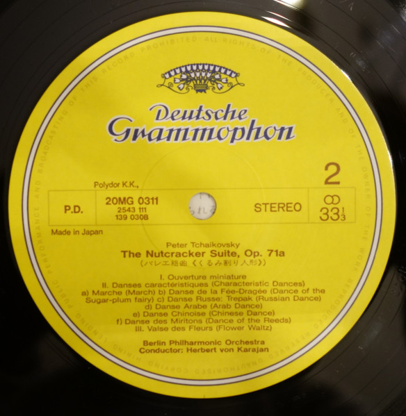 Tchaikovsky = Berlin Philharmonic Orchestra, Herbert von Karajan - Swan Lake / The Nutcracker (LP, Comp) - 画像 (4)