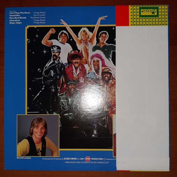 Village People - Can't Stop The Music - The Original Soundtrack Album (LP, Album) - 画像 (2)