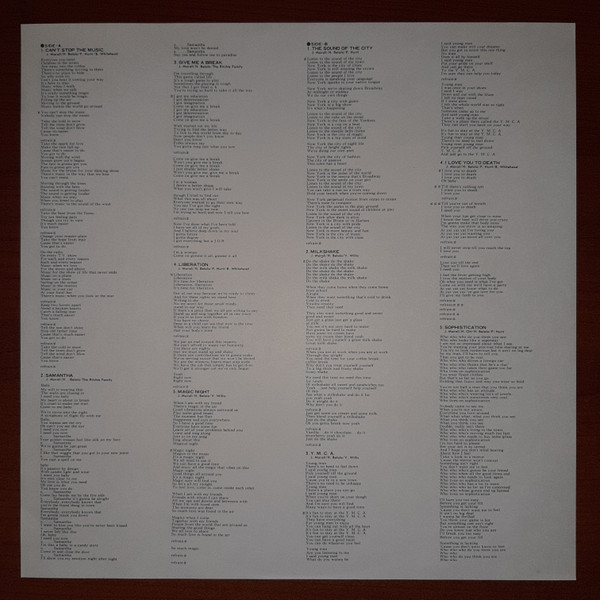 Village People - Can't Stop The Music - The Original Soundtrack Album (LP, Album) - 画像 (4)