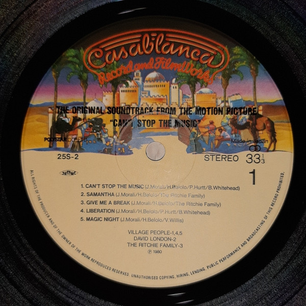 Village People - Can't Stop The Music - The Original Soundtrack Album (LP, Album) - 画像 (5)