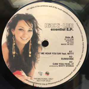 Ricki-Lee - Essential EP (12", EP, Promo)