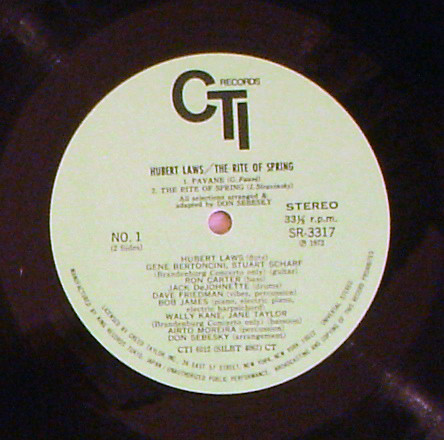 Hubert Laws - The Rite Of Spring (LP, Album) - 画像 (4)