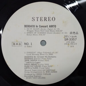Eumir Deodato / Airto Moreira - In Concert (LP, Album, Promo)