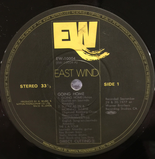 The L.A. Four - Going Home (LP, Album, Lam) - 画像 (4)