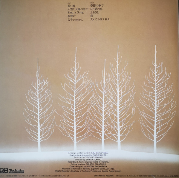 前田憲男&ヒズ・オーケストラ = Norio Maeda & His Orchestra - Sing A Song = 松山千春作品集 (LP, Album) - 画像 (3)