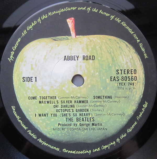 The Beatles = ザ・ビートルズ - Abbey Road = アビイ・ロード (LP, Album, RE) - 画像 (3)