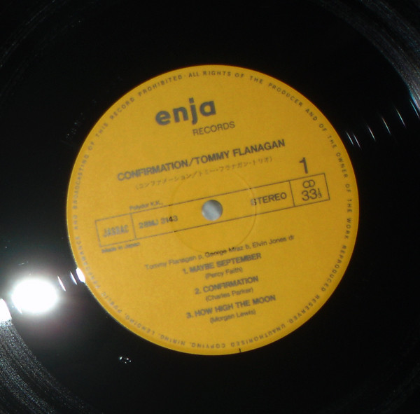 Tommy Flanagan - Confirmation (LP, Album) - 画像 (3)